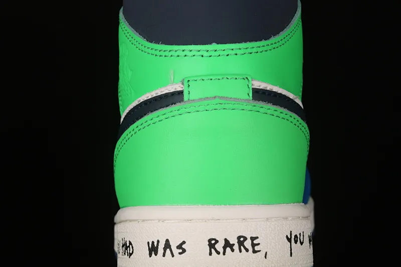 All categories Air Jordan Jordan series basketball shoes Air Jordan 1 Mid Melody Ehsani x Air Jordan 1 Mid "Fearless" AJ1 Joe 1 watch orange and green mandarin duck CQ7629-100